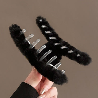 Plushy Cat Hairclaws: Black