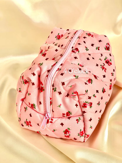 🎀 28.Pinteresty Makeup Bag: Pink Roses 🫧