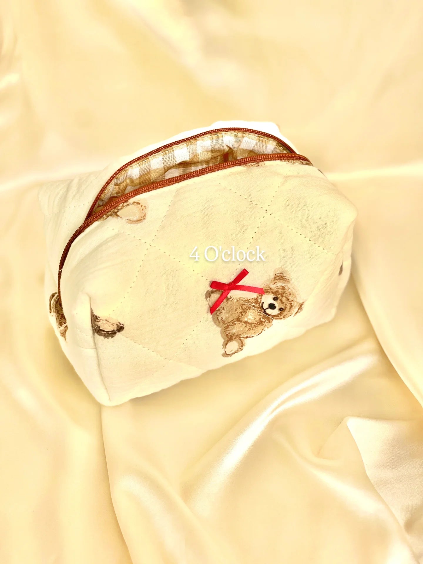 🎀 26.Pinteresty Makeup Bag: Teddy Bear 🫧