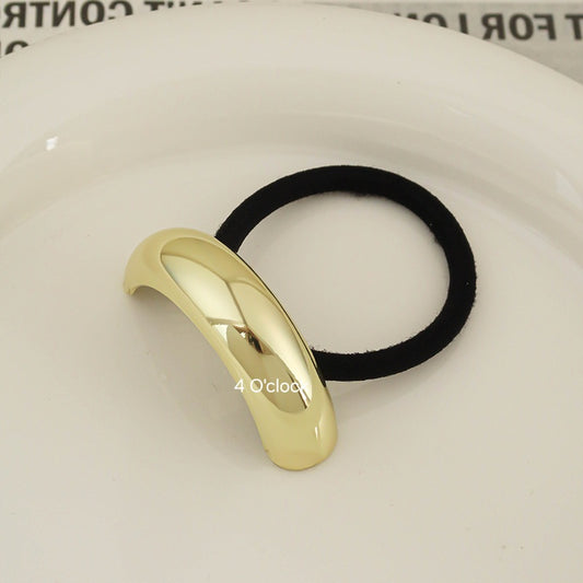 Pinteresty Chunky Hairband: Single Layer Gold