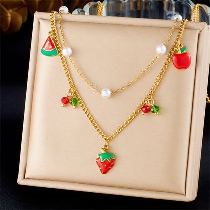 CN04: 18K Gold Plated Premium Stainless Steel Charm Necklace