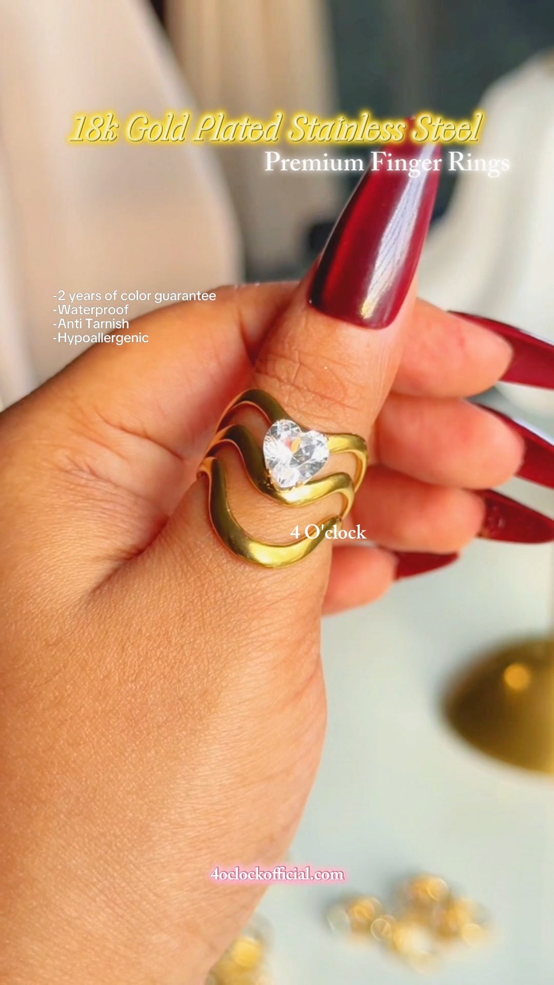 R411: Premium Stainless Steel Finger Ring