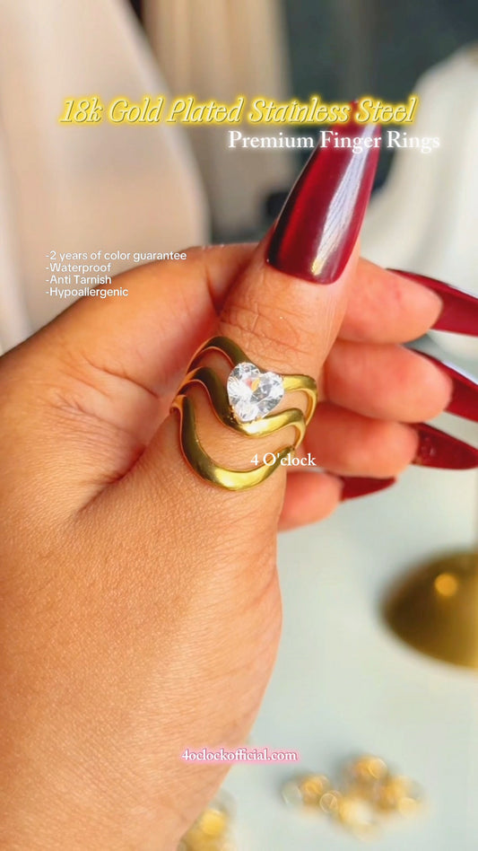 R411: Premium Stainless Steel Finger Ring