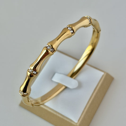 CB24: 18k Gold Plated Premium Stainless Steel Cuff Bangles