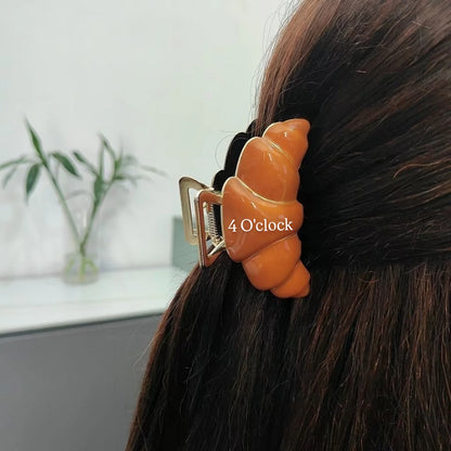 Pinteresty Croissant Hair Claws: Brown