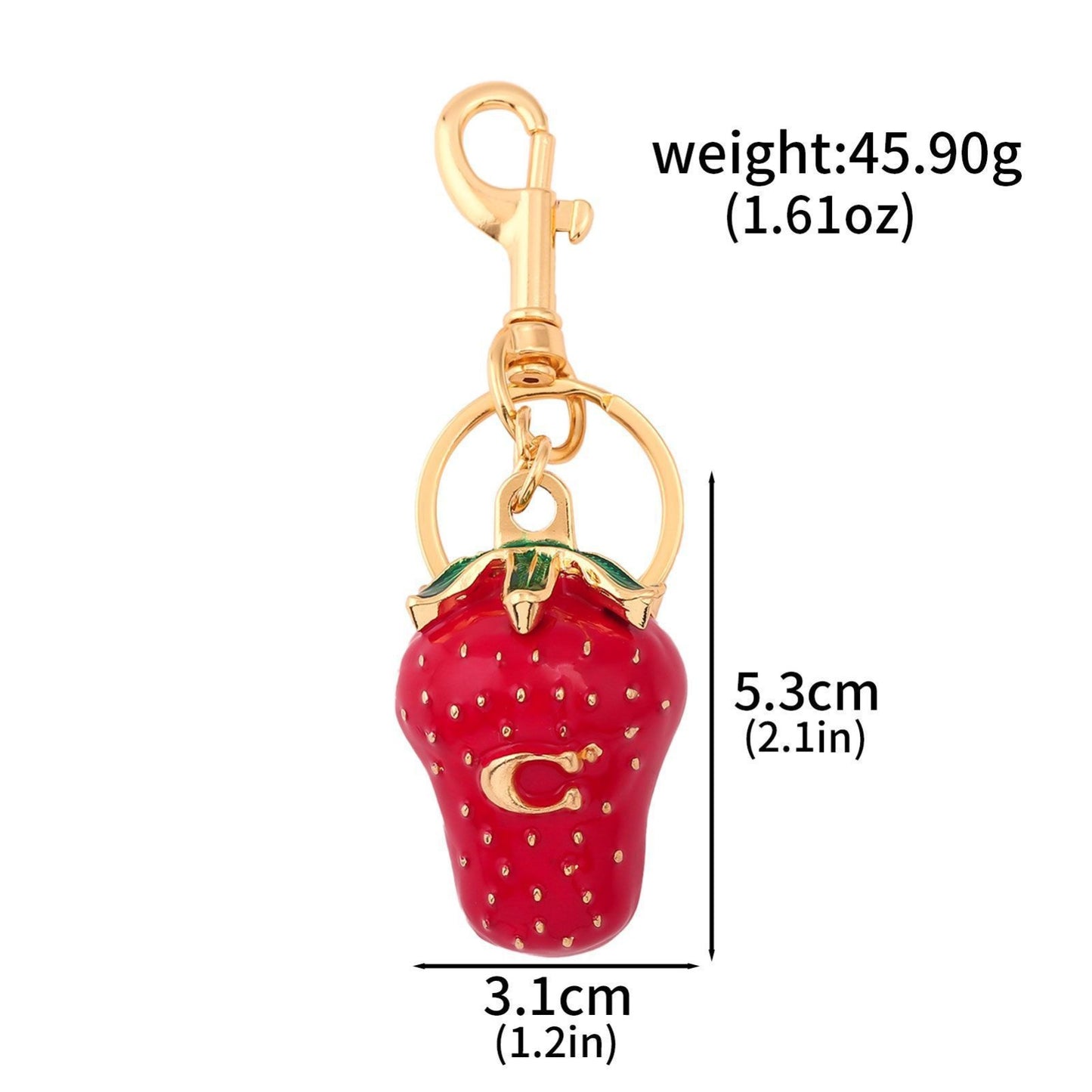 Strawberry Bag Charms