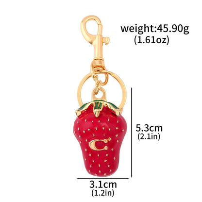 Strawberry Bag Charms