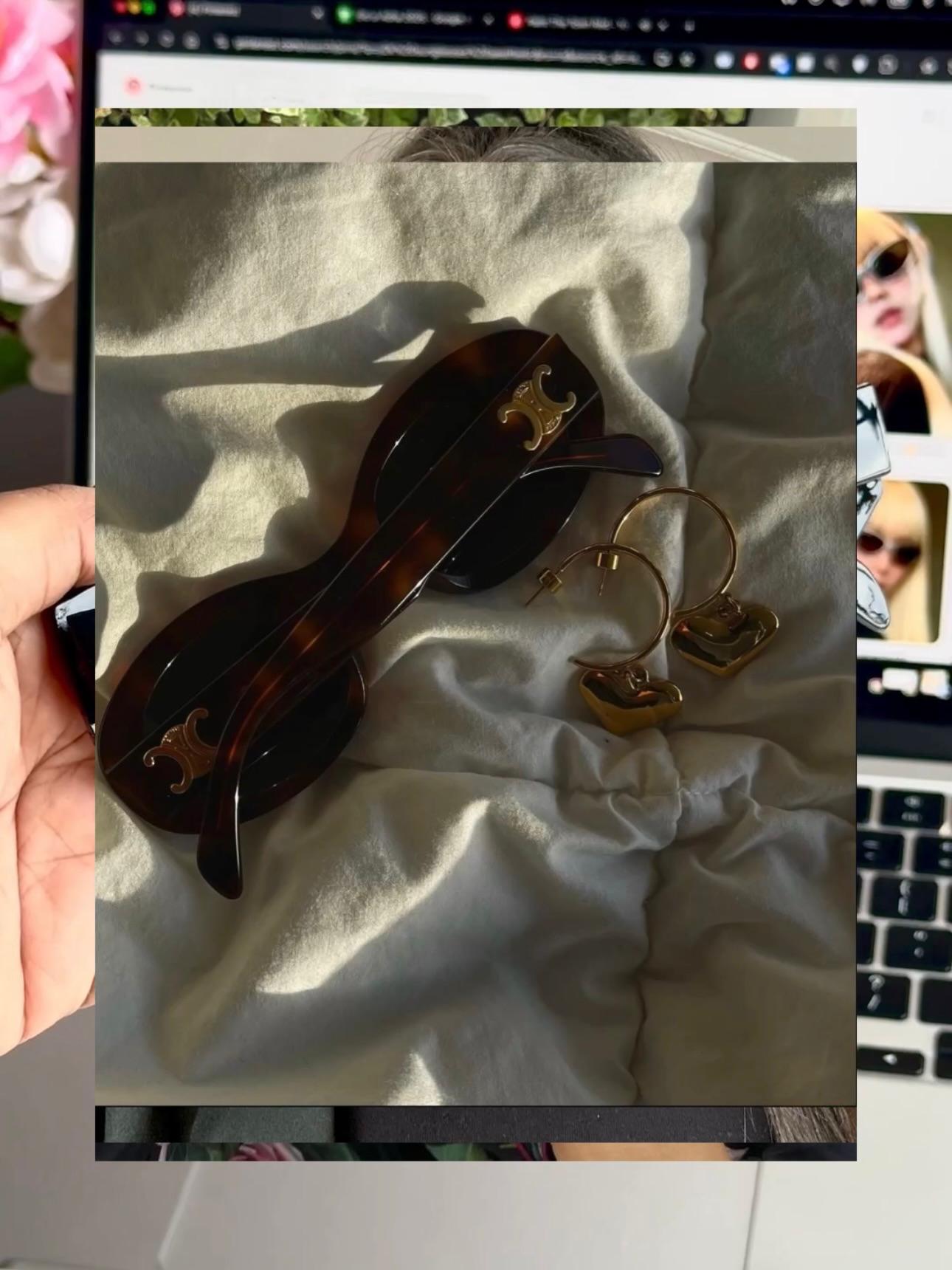 S21: Pinteresty High-End Brand Dupe Sunglasses - Leopard (with box)