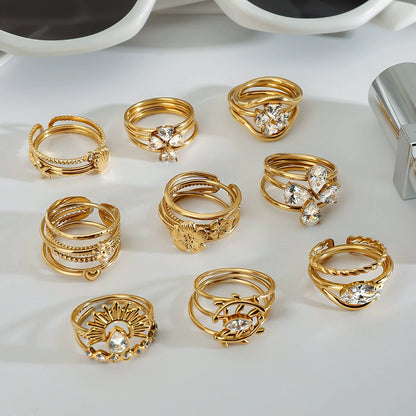R313: Premium Stainless Steel Finger Ring (3 pcs set)
