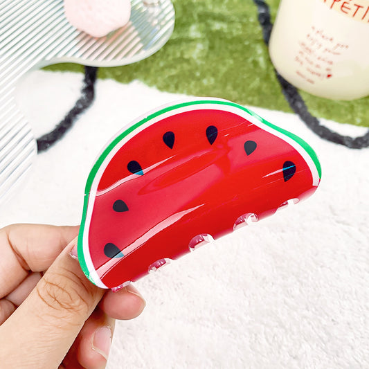 Fruit Themed Hair Clips: Watermelon