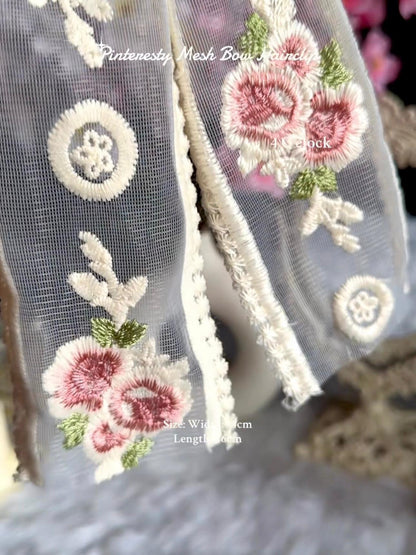 🎀Pinteresty Mesh Bow Hairclips✨