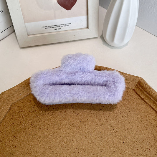 Plushy Hairclaw: Purple