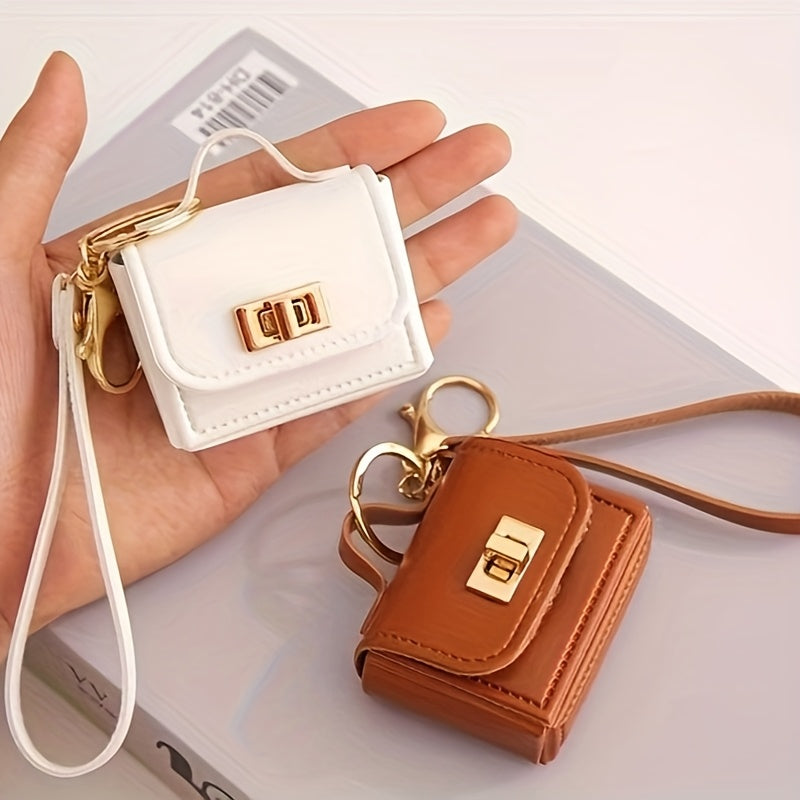 Mini Bag Charm: White