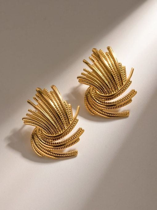 Vintage Earrings: Spiral Shaped