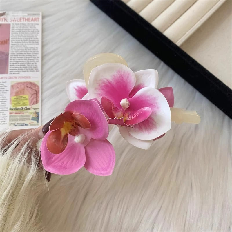 Orchid Bloom Hairclaws: Peach Pink