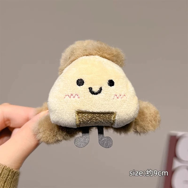 Fluffy Rice Ball Hairclaws