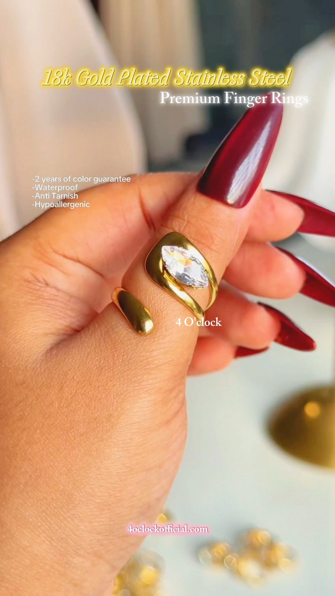 R408: Premium Stainless Steel Finger Ring