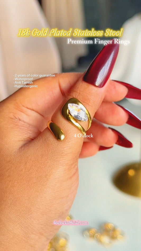R408: Premium Stainless Steel Finger Ring
