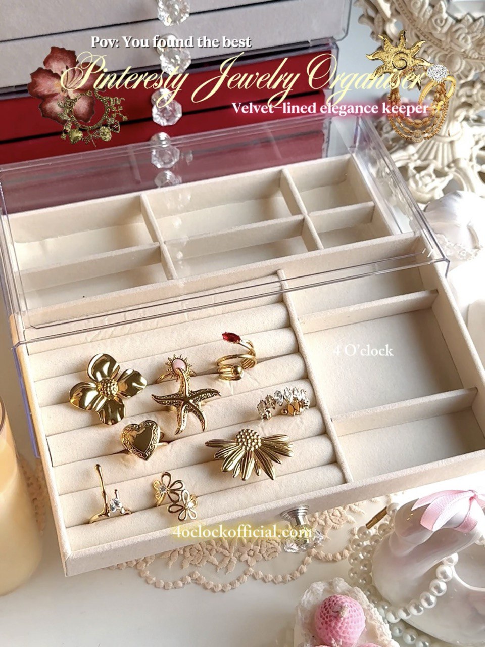 Big Jewelry Organiser: Coffee