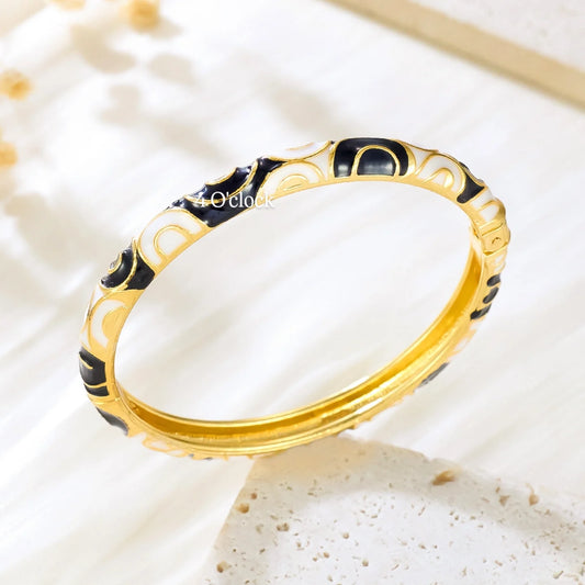 ✨🦢VC142: Vintage Victorian Enamel Bangles : Soléa 🌸🕯️