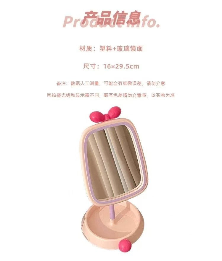 M15: Bow Stand Mirror: Cream