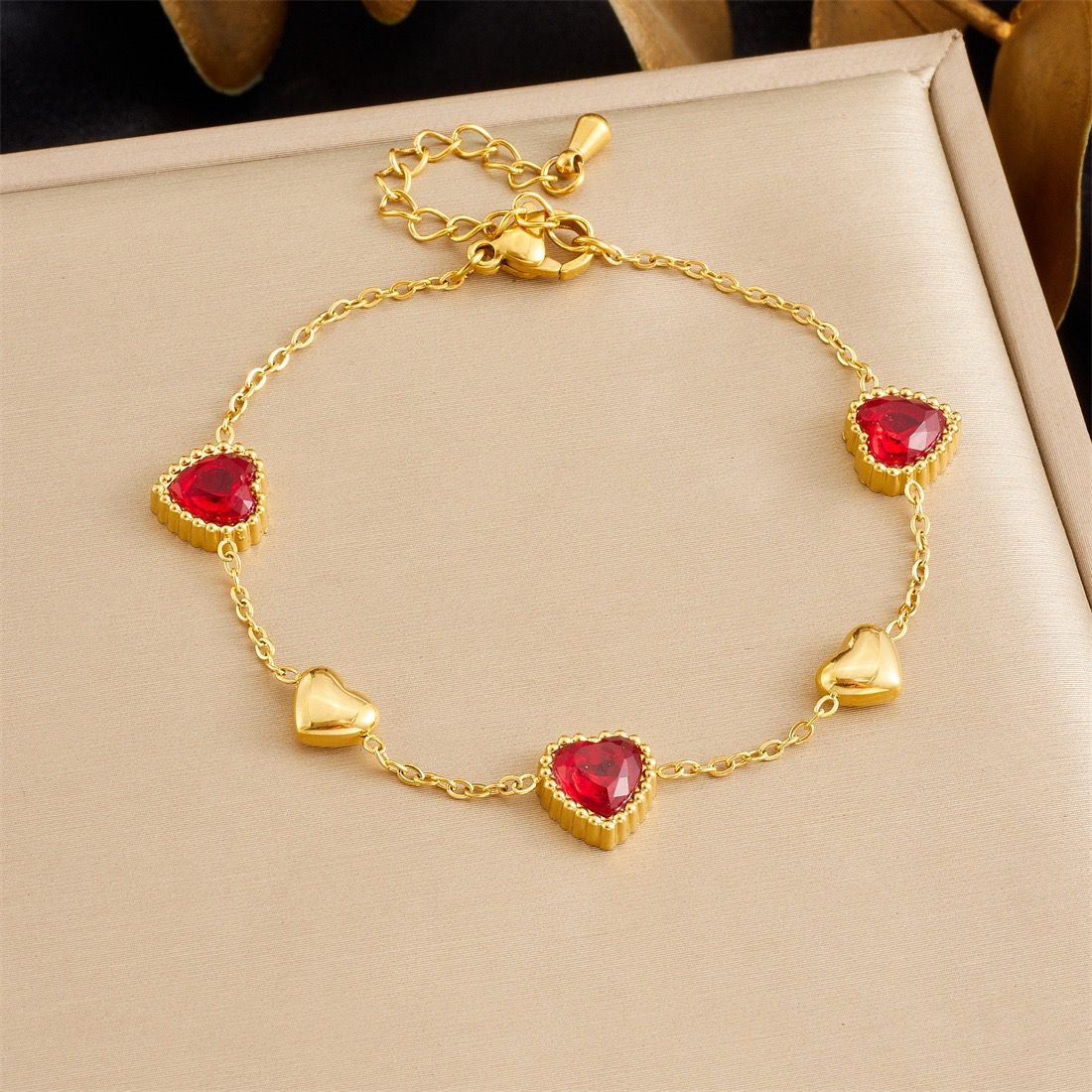 BN23: 18K Gold Plated Premium Stainless Steel Charm Bracelet