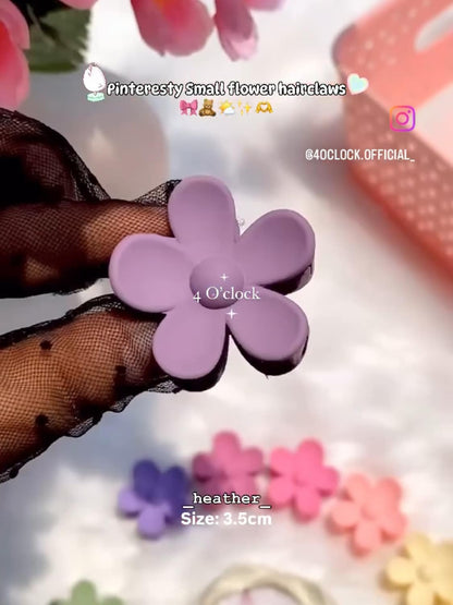 Small Flower Hairclaws: Heather