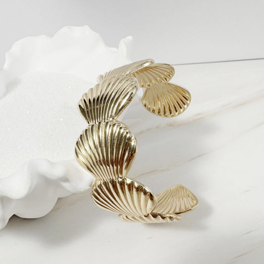 HC11: Handcuff for Stack: Seashell (Golden)