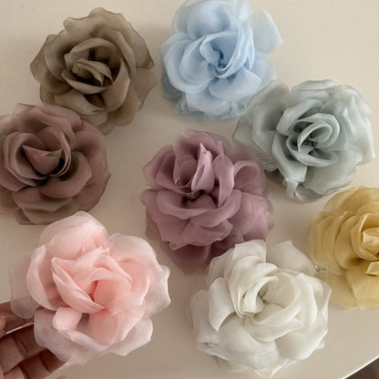 Pinteresty Mesh Rose Hairclaws: Pink