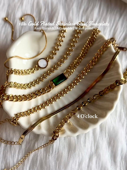 B17⚜️18k Gold Plated Stainless Steel Bracelet: Phoenix Tail✨