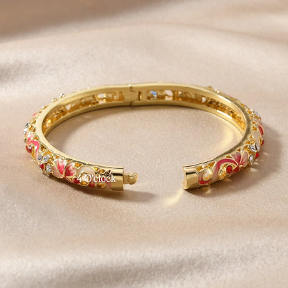 ✨🦢VC169: Vintage Victorian Enamel Bangles : Sea Breeze 🌸🕯️