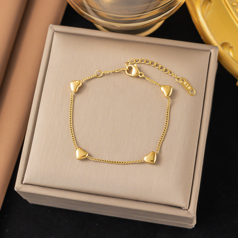 B97: 18k Gold Plated Stainless Steel Minimalist Bracelet