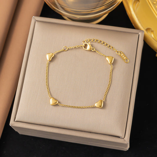 B97: 18k Gold Plated Stainless Steel Minimalist Bracelet
