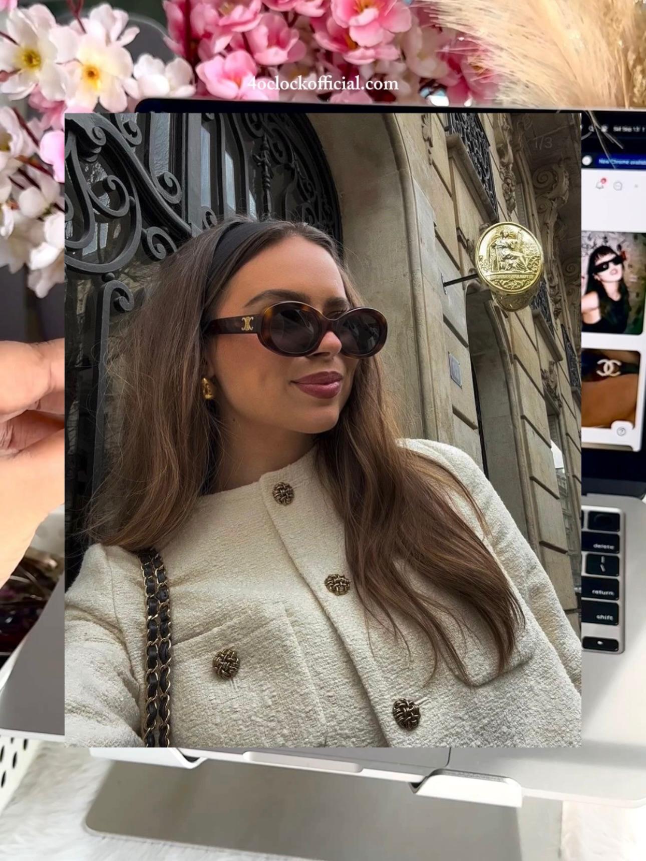 S21: Pinteresty High-End Brand Dupe Sunglasses - Leopard (with box)