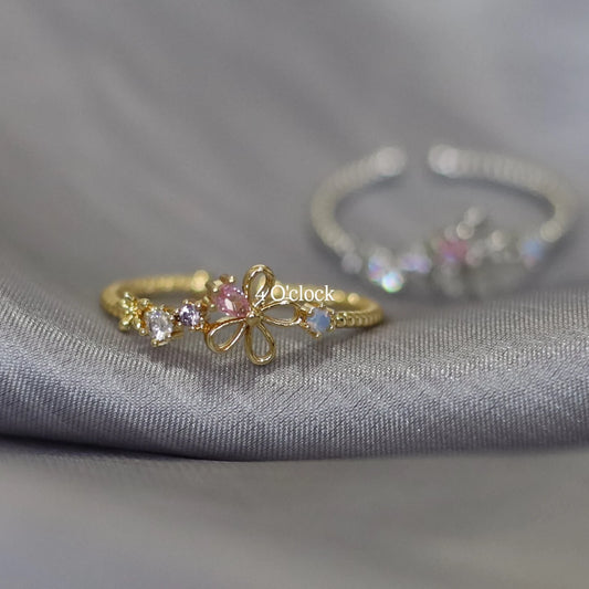 💍R238: Stainless Steel Zircon Minimalistic Finger Ring: Anthea (1pc) (With Box)✨