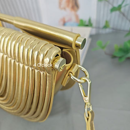 Aurelia Eclipse Handbag: Gold