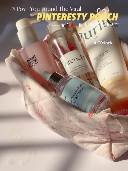 3. Pinteresty Makeup Bag: Bow Knot