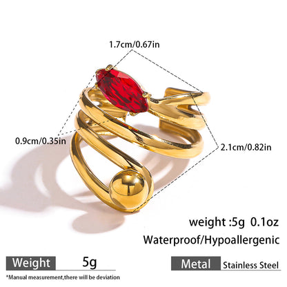 R394: Premium Stainless Steel Finger Ring