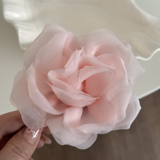 Pinteresty Mesh Rose Hairclaws: Pink