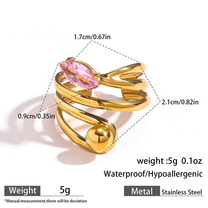 R393: Premium Stainless Steel Finger Ring