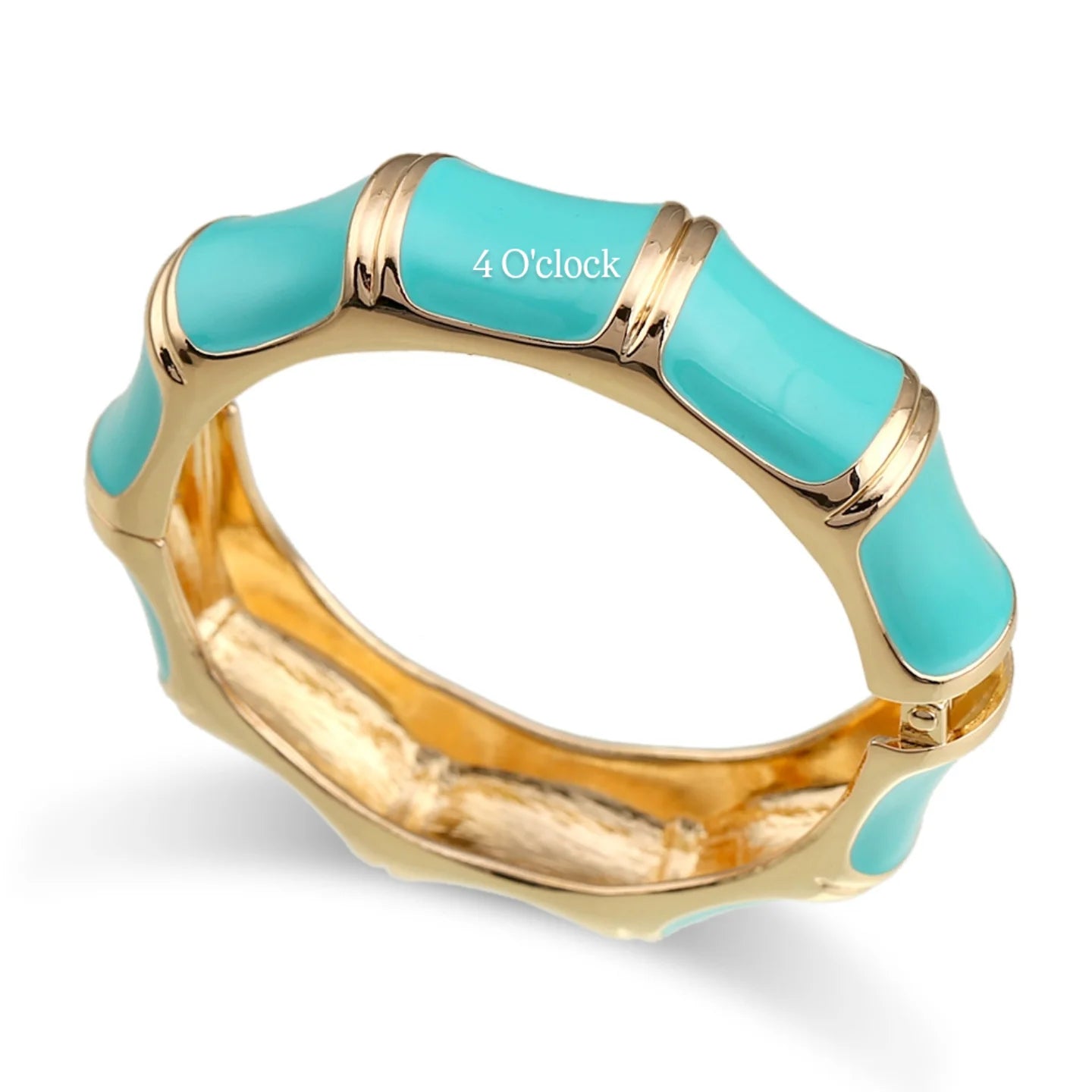 VC73: Vintage Victorian Enamel Bangles : Blue Breeze