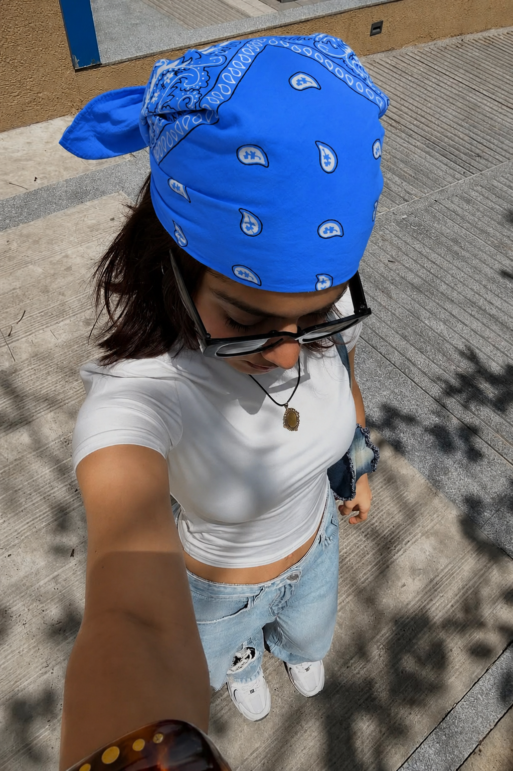 Bandana13: 90’s Bandana: Lake Blue