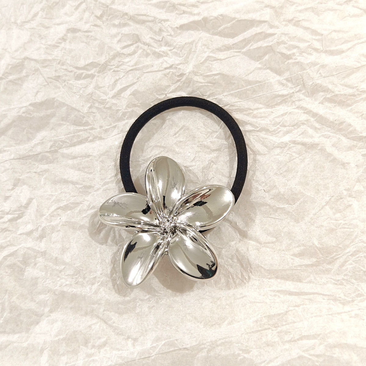 Pinteresty Chunky Hairband: Small Lily Silver