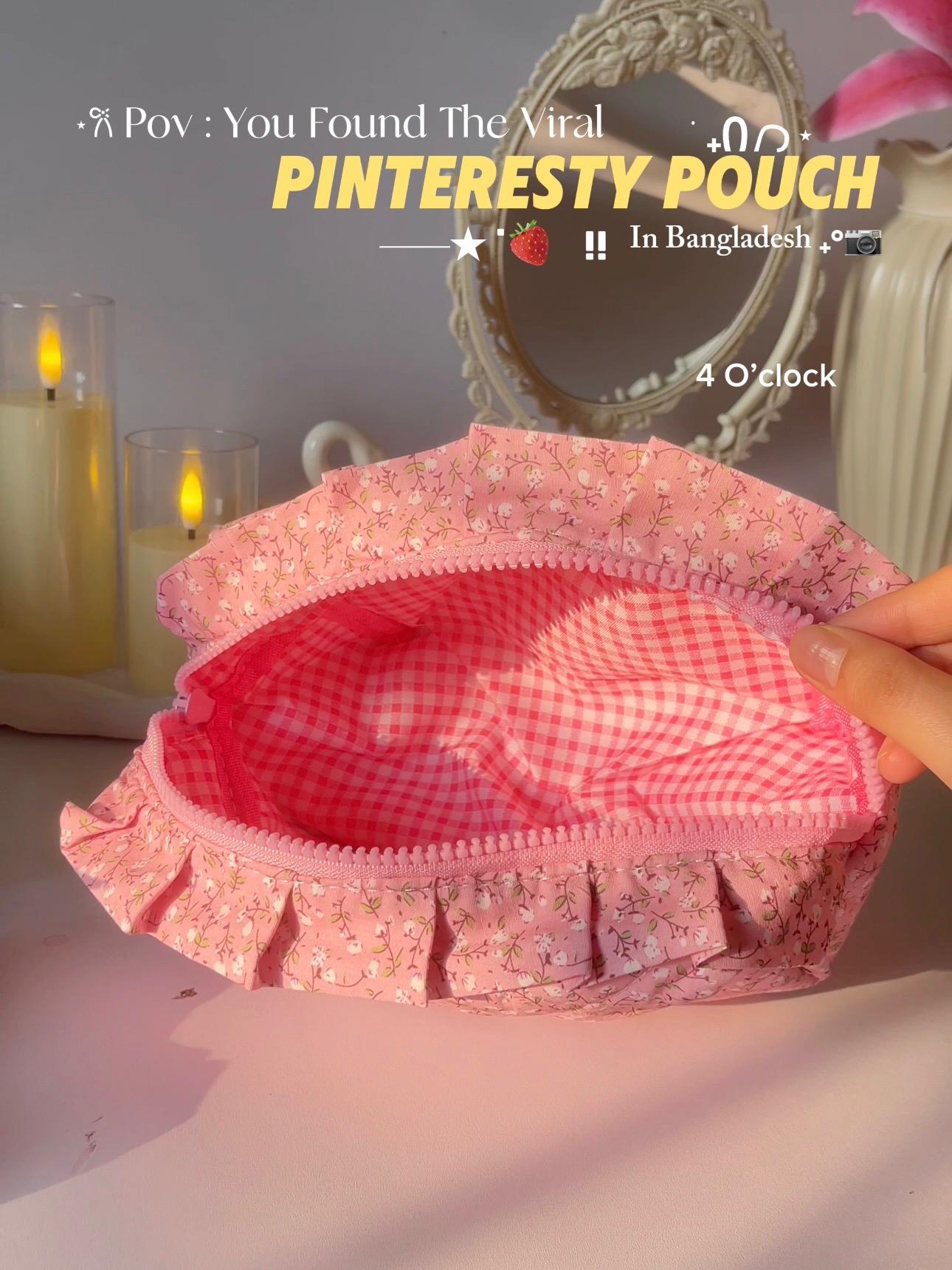 2. Pinteresty Makeup Bag: Rose Pink