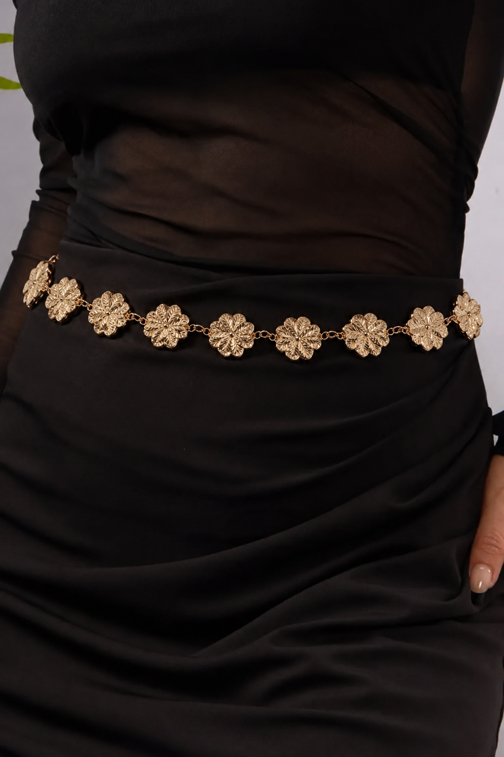 WC30: Pinteresty Waist Chains: Bougainvillea (Gold)