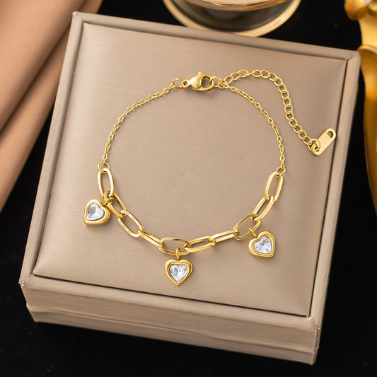 B94: 18k Gold Plated Stainless Steel Minimalist Bracelet