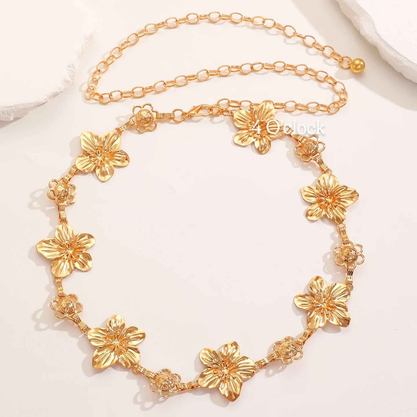 ✨WC30: Pinteresty Waist Chains: Golden Flower 💫