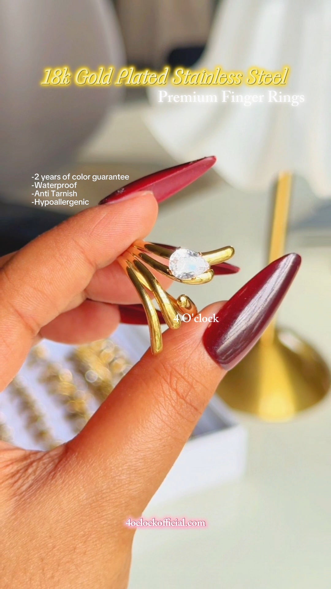 R399: Premium Stainless Steel Finger Ring