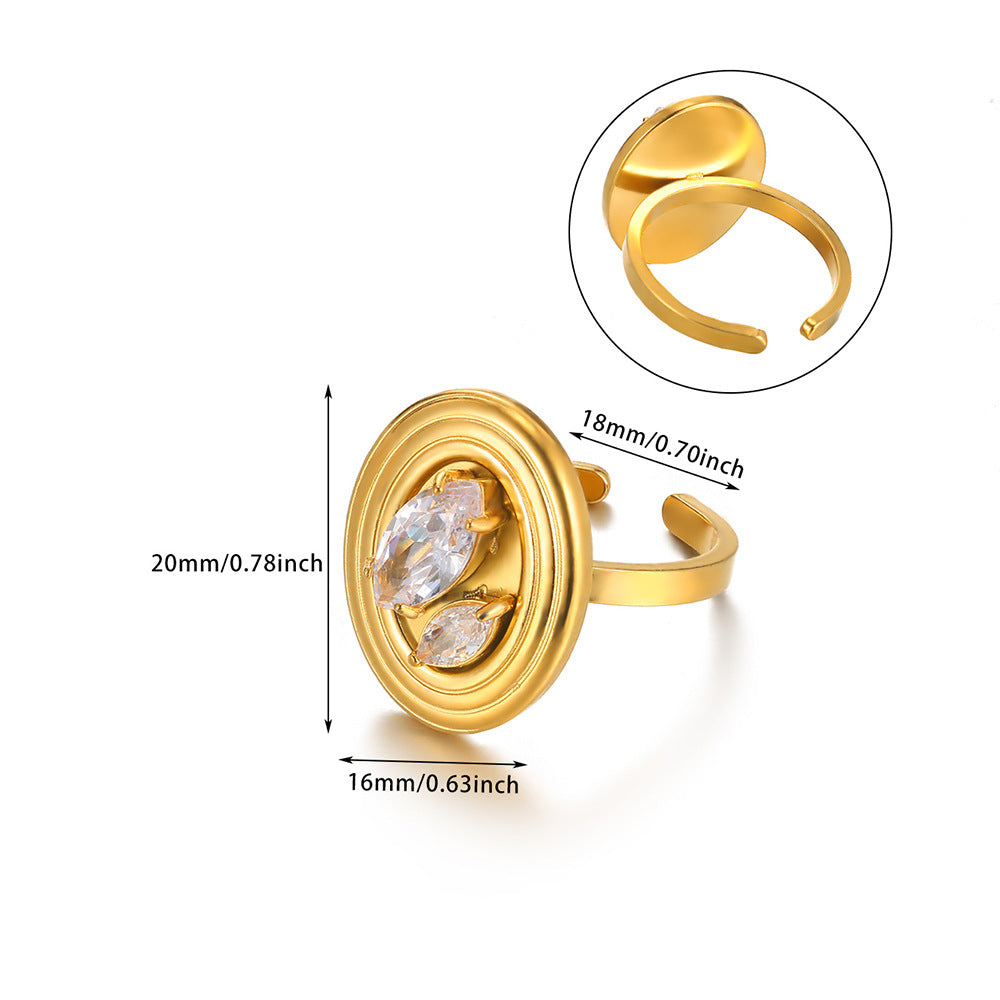 R347: Premium Stainless Steel Finger Ring