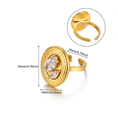 R347: Premium Stainless Steel Finger Ring